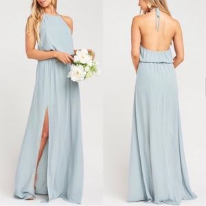 SHOW ME YOUR MUMU Halter Bridesmaid Dress Size S